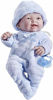 Picture of JC Toys - Mini La Newborn First Day | Anatomically Correct Real Boy Baby Doll | 9.5" All-Vinyl Baby Doll | Includes Knit Outfit, Hat and Pacifier | Designed by Berenguer | Ages 2+