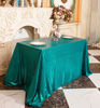 Picture of Poise3EHome 60×120'' Rectangle Sequin Tablecloth for Party Cake Dessert Table Exhibition Events, Teal