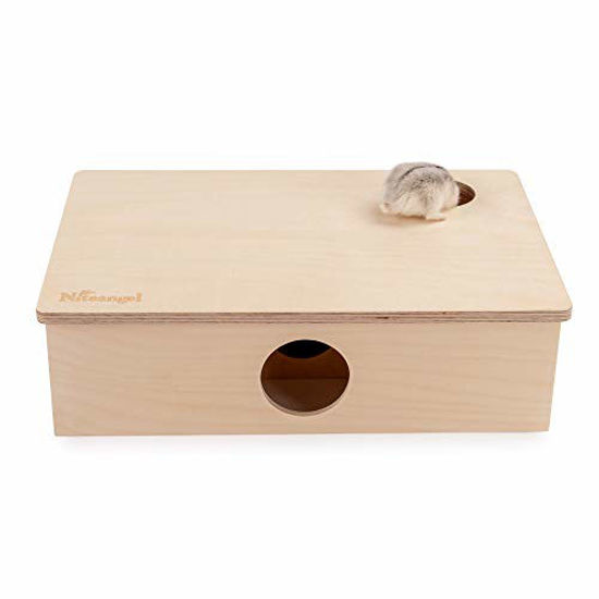 Picture of Niteangel Multi-Chamber Hamster House Maze: - Multi-Room Hideouts & Tunnel Exploring Toys for Hamster Gerbils Mice Lemmings (6-Room Small)