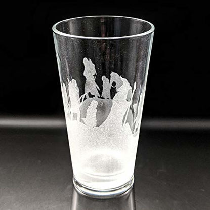 Picture of THE FELLOWSHIP Engraved Pint Glass | Inspired by Lord of the Rings LOTR | Great Gift Idea!