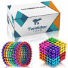 Picture of Twiddler Toys Rainbow Magnetic Balls 5mm 216pcs with Storage Bag - Colorful Satisfying Fidget Magnets Desk Toy for Adults