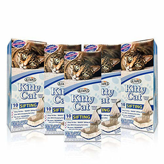 Sifting Kitty Cat Litter Pan Liners  AlfaPet  Kitty Cat Liners