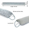 Picture of fowong Gray Heavy Fabric Under Door Snake Stopper 40 inch, Door Dust Blocker Windproof and Soundproof for Bottom of Exterior Doors and Windows