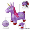 Picture of INPANY Unicorn Hopper, Horse Hopper, Bouncy Inflatable Animal Ride-on Toy for Children, Boys and Girls, Toddlers (Pump Included)