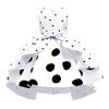 Picture of Dressy Daisy White and Black Polka Dot Fancy Party Dress for Toddler Girls Halloween Princess Costumes Birthday Christmas Party Outfits Size 2T 3T White 287