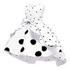 Picture of Dressy Daisy White and Black Polka Dot Fancy Party Dress for Toddler Girls Halloween Princess Costumes Birthday Christmas Party Outfits Size 2T 3T White 287