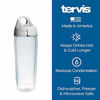 Picture of Tervis Winthrop University Emblem Individual Water Bottle with Gray Lid, 24 oz, Clear -