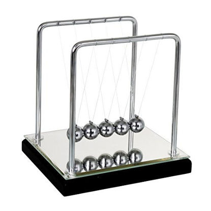 Picture of BOJIN Mirror Newton's Cradle Balance Ball Science Kinetic Energy Sculpture (Fun Gadgets Mirror)