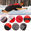 Picture of IECOii Extra Warm Dog Coat Reflective Adjustable Dog Jacket Dog Winter Coat with Buckle Thicken Turtleneck Dog Jacket for Cold Weather Soft Winter Coat for Small Medium Extra Large Dogs Christmas Red