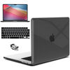 Picture of IBENZER New 2021 MacBook Pro 14 Inch Case M1 Pro Max A2442, Hard Shell Case & Keyboard Cover & Screen Protector & Type C for Apple Pro 14 with Touch ID, Crystal Black, MT14-CYBK+2TC