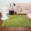 Picture of Ompaa Fluffy Rug, Super Soft Fuzzy Area Rugs for Bedroom Living Room - 3' x 5' Large Plush Furry Shag Rug - Kids Playroom Nursery Classroom Dining Room Decor Floor Carpet, Green