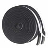 Picture of Foam Insulation Tape Self Adhesive,Weather Stripping for Doors and Windows,Sound Proof Soundproofing Door Seal,Weatherstrip,Cooling,Air Conditioning Seal Strip (1In x 3/8In x 33Ft, Black)