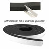 Picture of Foam Insulation Tape Self Adhesive,Weather Stripping for Doors and Windows,Sound Proof Soundproofing Door Seal,Weatherstrip,Cooling,Air Conditioning Seal Strip (1In x 3/8In x 33Ft, Black)