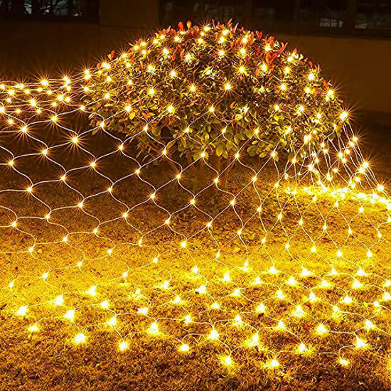 Net christmas lights on sale for bushes