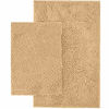 Picture of LuxUrux Bathroom Rug Set-Extra-Soft Plush Bath mat Shower Bathroom Rugs,1'' Chenille Microfiber Material, Super Absorbent (Rectangular Set, Beige)