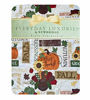 Picture of Newbridge Fall Hayride and Happy Scarecrow Thanksgiving Vinyl Flannel Backed Tablecloth - Gingham Turkeys and Pumpkin Rustic Autumn Wipe Clean Easy Care Tablecloth, 60 x 102 Oblong/Rectangle