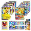 Picture of FASISOY 100Pcs Card Set Cartoon Game Card Ultra Rare Random Children GX Trading Cards TCG Style Card,Flash Card Holo EX Full Art59EX+20GX+20MEGA+1ENERGY Great Gift for Kids