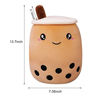 Picture of DITUCU Cute Boba Tea Plush Stuffed Toy Brown Pearl Milk Tea Bubble Plush Pillow Home Soft Hug Pillow Milk Tea Gift for Kids (Brown, 13.7 inches)