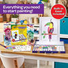 Picture of Crayola Table Top Easel & Paint Set, Kids Painting Set, 65+ Pieces, Gift for Kids