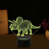 Picture of Lampeez Dinosaur Lamp Kits, 3D Night Light Illusion Lamp 4 Patterns with Remote 16 Color Change Decor Lamp, Dinosaur Gifts for Children