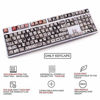 Picture of Anime Keycaps 108 PBT Dye Sublimation OEM Profile Japanese Anime Keycap for Cherry Mx Gateron Kailh Switch Mechanical Keyboard