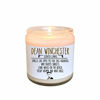 Picture of Supernatural Dean Winchester Scented Candle Castiel Supernatural Gift Winchester Brothers