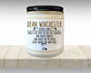 Picture of Supernatural Dean Winchester Scented Candle Castiel Supernatural Gift Winchester Brothers