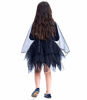 Picture of IKALI Black Witch Costume Girls Spider Tutu Dress Halloween Evil Outfit Magic Fancy Dress