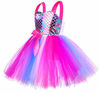 Picture of Tutu Dreams 4 Colors Mermaid Dress for Girls with Headband Halloween Birthday Party Pink