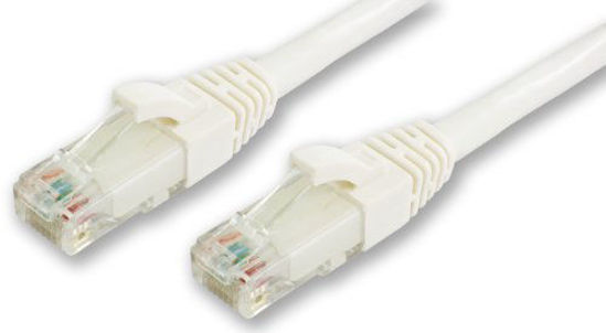 Picture of Lynn Electronics ECAT5-4PR-25WHB 25-Feet White Booted Patch Cable, 5-Pack