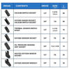 Picture of WYNNsky Oxygen Sensor Remover Set, Oxygen Sensor & Oil Pressure Sending Unit Master Sensor Socket Set, 7 Pieces O2 Sensor Socket Set