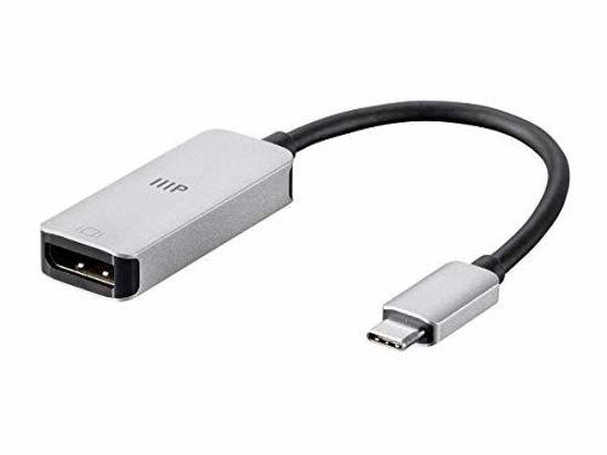 Picture of Monoprice USB-C DisplayPort Adapter 4K DisplayPort - Aluminum Body, Compact, Plug and Play - Consul Series