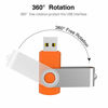 Picture of KOOTION 32 GB USB Flash Drive 32 gb Flash Drive 10 Pack Thumb Drive Memory Stick Pen Drive Keychain Design, Orange