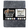 Picture of Gorilla Grip Reusable Waterproof Under Sink Mat Liner, 24x60, Slip Resistant, Non-Adhesive, Absorbent Mats for Below Sinks, Durable Shelf Liners to Protect Cabinets, Machine Washable, Charcoal