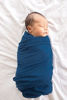 Picture of Large Premium Knit Baby Swaddle Receiving Blanket River by Copper Pearl