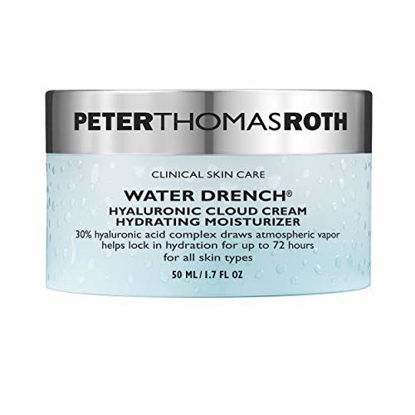 Picture of Peter Thomas Roth Water Drench Hyaluronic Cloud Cream Hydrating Moisturizer for Face, Up to 72 Hours of Hydration for More Youthful-Looking Skin, Fragnance Free, 1.69 Fl Oz