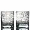 Picture of Greenline Goods Whiskey Glasses - 10 Oz Tumbler Gift Set for Washington, DC lovers, Etched with Washington, DC Map | Old Fashioned Rocks Glass - Set of 2