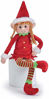 Picture of Posable Plush Elves Set of Boy Elf and Girl Elf with Bendable Arms and Legs Fun Christmas Decoration