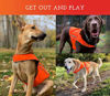 Picture of SPOT THE DOG! Reflective Vest Safety Apparel for All Dogs - Easy Fastening Closure, High Visibility Fluorescent Orange, Large