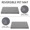 Picture of EMPSIGN Stylish Dog Bed Mat Dog Crate Pad Mattress Reversible (Warm & Cool), Water Proof Linings, Removable Machine Washable Cover, Firm Support Pet Crate Bed for Small to XX-Large Dogs, Grey