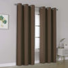 Picture of Brown Curtains 84 Inches Long Coffee Color Blackout Curtains with Grommet Thermal Insulated Room Darkening Solid Widow Curtain Panels/Drapes for Bedroom 42x84 Inch 2 Panels