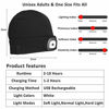 Picture of Tutuko LED Beanie Hat with Light (2 Pack), Gifts for Men Dad Husband Him Women, USB Rechargeable Lighted Cap Headlamp Hat, Unisex Warm Winter Knitted LED Hat with Flashlight