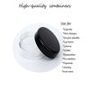 Picture of 5 Gram Cosmetic Containers Black 200pcs Sample Jars Tiny Makeup Sample Containers with lids