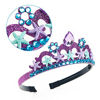 Picture of Mermaid Costume for Girls Princess Dress Up with Crown and Jewelry 5