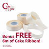 Picture of Cake Drums Round 8 Inches - (Silver, 12-Pack) - Sturdy 1/2 Inch Thick - Professional Smooth Straight Edges - Free Satin Cake Ribbon