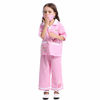 Picture of Kids Animal Doctor Role Play Costume Veterinarian Pretend Play Dress Up Set with Medical Kit (6-8 Years, Pink)