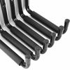 Picture of Heavy Duty Garage Storage Utility Hooks with 9''Jumbo Arm, Wall Mount Garage Hanger & Organizer for Ladder Tool Chair Hose(6 Pack - Black)