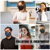 Picture of Cloth Face Masks Reusable Washable - Adjustable Cotton Masks Printed Face Covering Unisex Adult Plain Safety Masks Dust Face Mask for Women,Men - 6 PCS