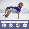 Picture of FUAMEY Padded Vest Dog Jacket - Reflective Dog Winter Coat Windproof Warm Winter Dog Jacket Comfortable Dog Apparel for Cold Weather - Warm Zip Up Dog Snowproof Vest for Small Medium and Large Dogs