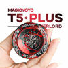 Picture of Pack of 2 MAGICYOYO Professional Yoyos T5 Plus Overlord, Basic Unresponsive Yoyo Balls, Metal Ball Bearing Yo-Yo, Bonus - 10 Replacement Strings, 2 Bags, 2 Gloves (Blue Pink + Black Red)